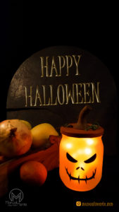 Happy Halloween 2019 - Zucca picciolo grande - verticale